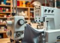 máquina overlock e controle de tensão