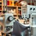 máquina overlock e controle de tensão
