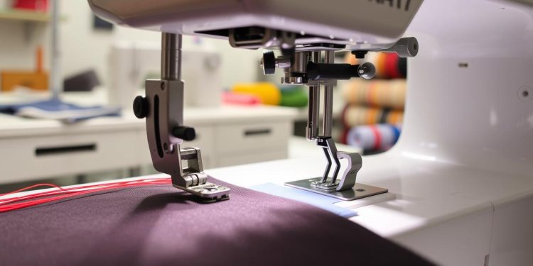 máquina overlock e formação do ponto