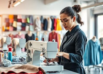 máquina overlock e padronização