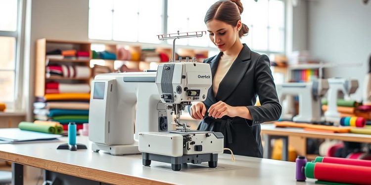 máquina overlock e produtividade real