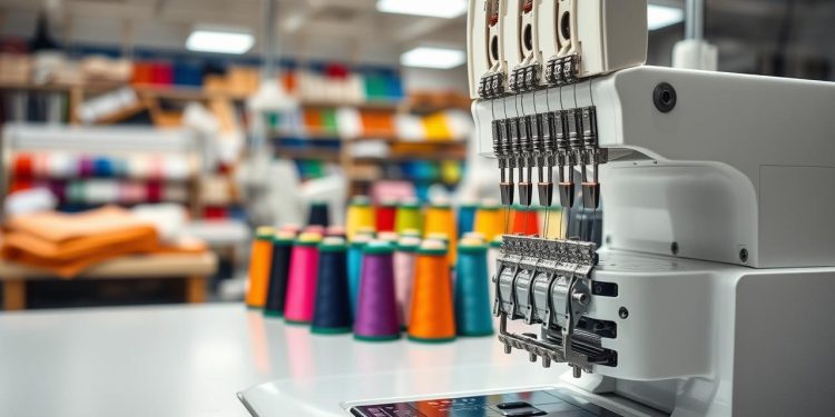 máquina overlock e qualidade do acabamento