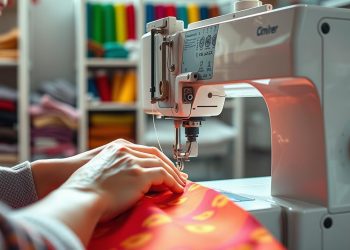máquina overlock e regularidade