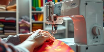 máquina overlock e regularidade