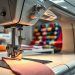 máquina overlock e troca de artigo