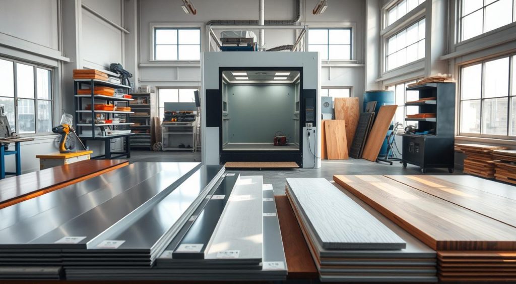 materiais compatíveis com pintura eletrostática