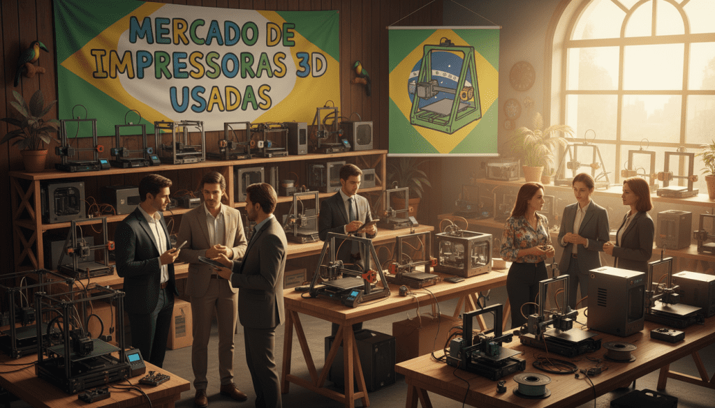 mercado de impressoras 3D usadas