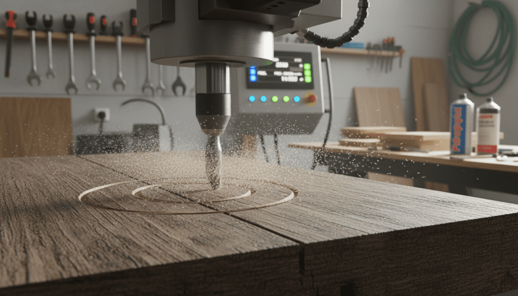 microvibrações em máquinas CNC