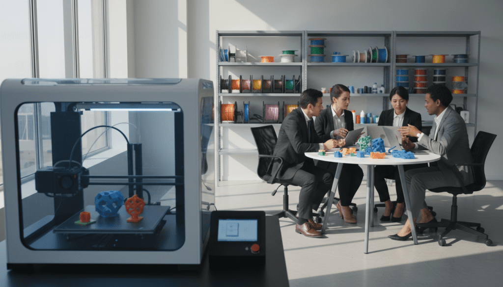 modelo de negócio com impressora 3D
