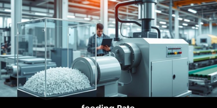 moinho para plástico e taxa de alimentação