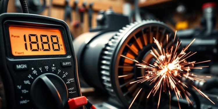 motor elétrico e corrente de partida