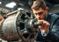 motor elétrico usado e histórico de uso