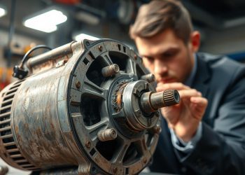 motor elétrico usado e histórico de uso