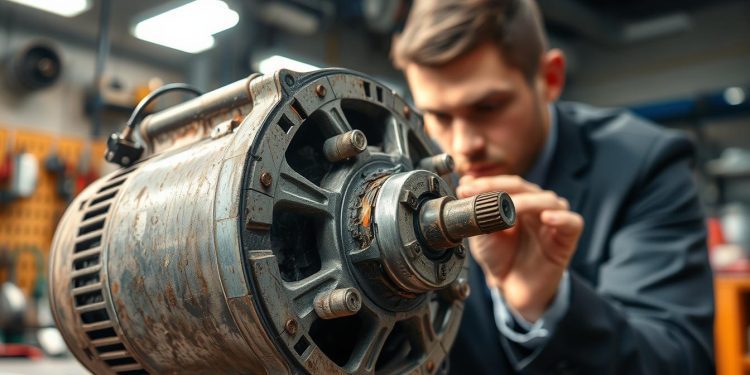 motor elétrico usado e histórico de uso