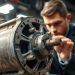 motor elétrico usado e histórico de uso