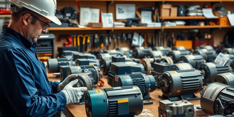 motor elétrico usado e reaplicação segura