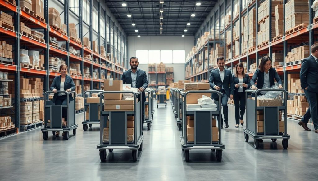 otimização de fluxo operacional com carrinhos de transporte otimização de fluxo operacional com carrinhos de transporte