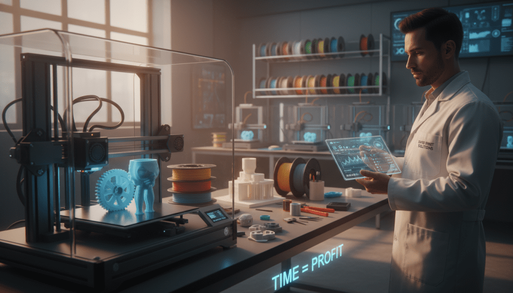 otimização de tempo de impressão 3D