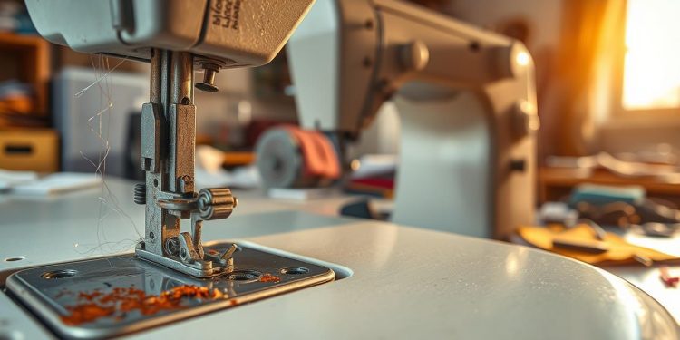 overlock usada e vibração