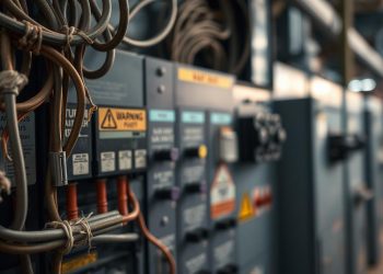 painel elétrico e degradação de isolação