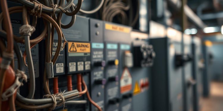 painel elétrico e degradação de isolação