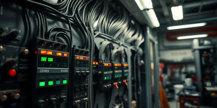 painel elétrico e estabilidade operacional