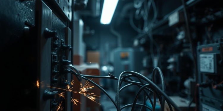 painel elétrico e ruídos elétricos