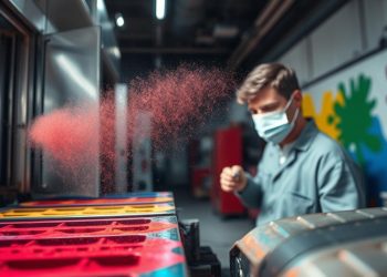 pintura eletrostática e contaminação
