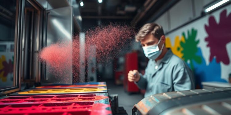 pintura eletrostática e contaminação