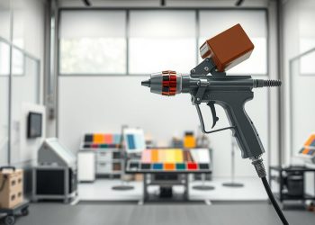 pintura eletrostática e integração com cabine