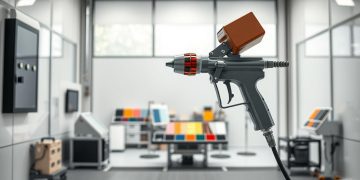 pintura eletrostática e integração com cabine