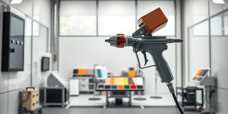 pintura eletrostática e integração com cabine