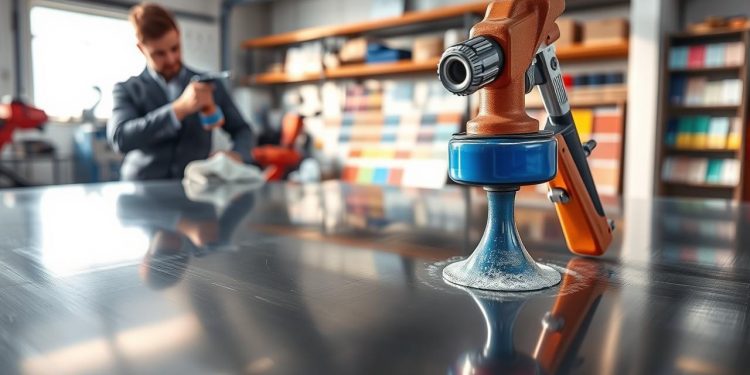 pintura eletrostática e preparação de superfície