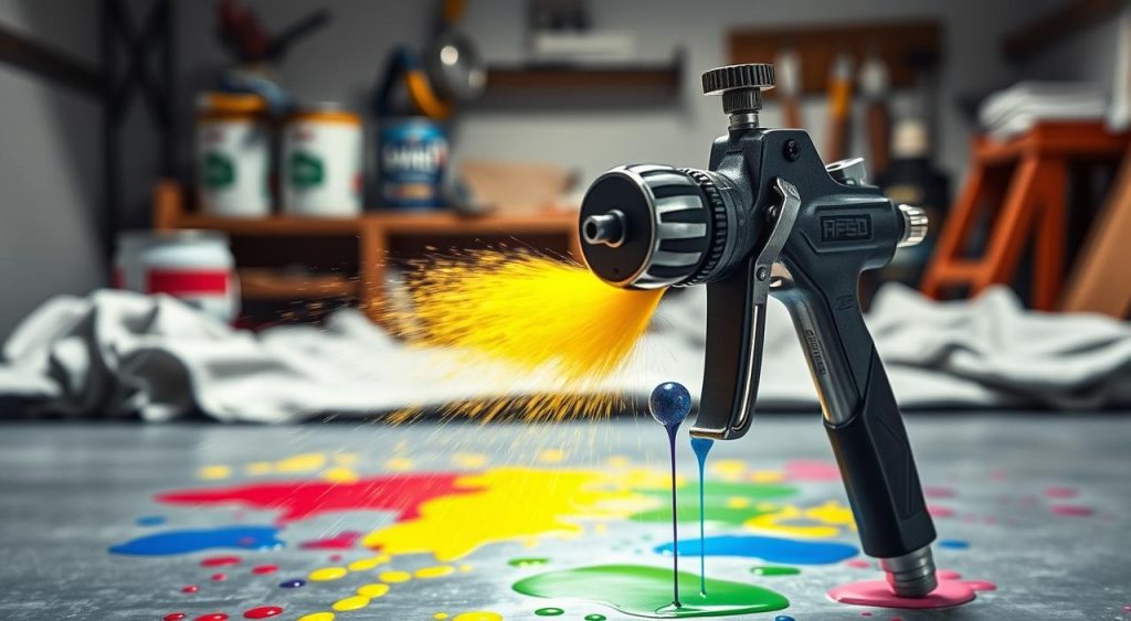 pistola de pintura