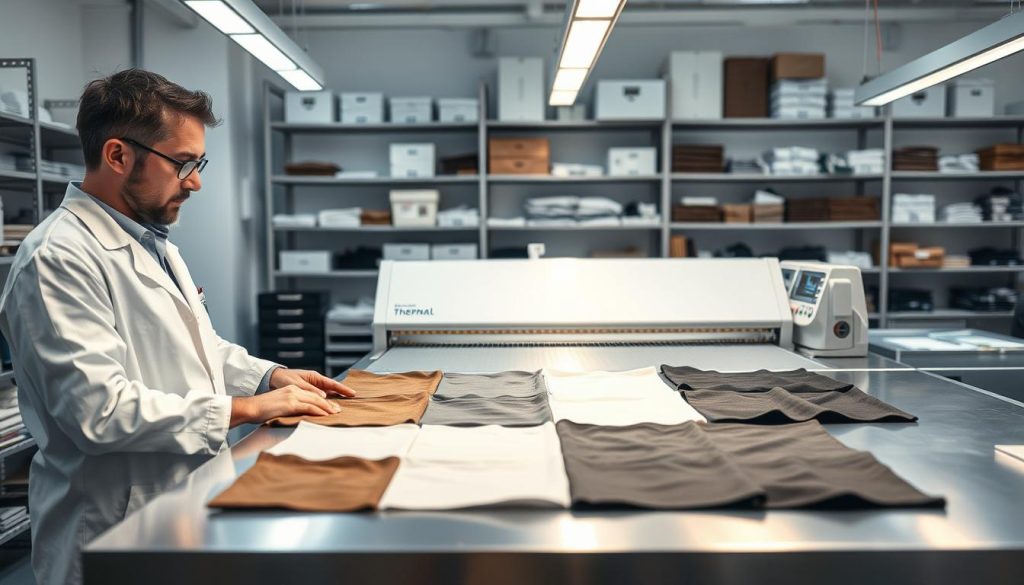 pré-teste de materiais