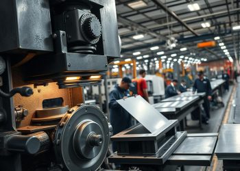 prensa excêntrica em produção seriada