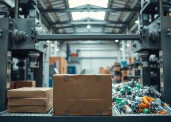 prensa hidráulica para reciclagem