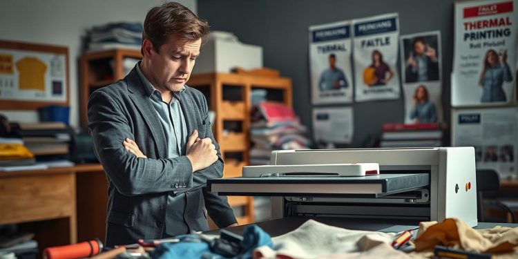 prensa térmica e falhas recorrentes