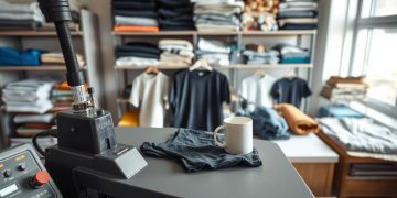 prensa térmica e tipos de produtos