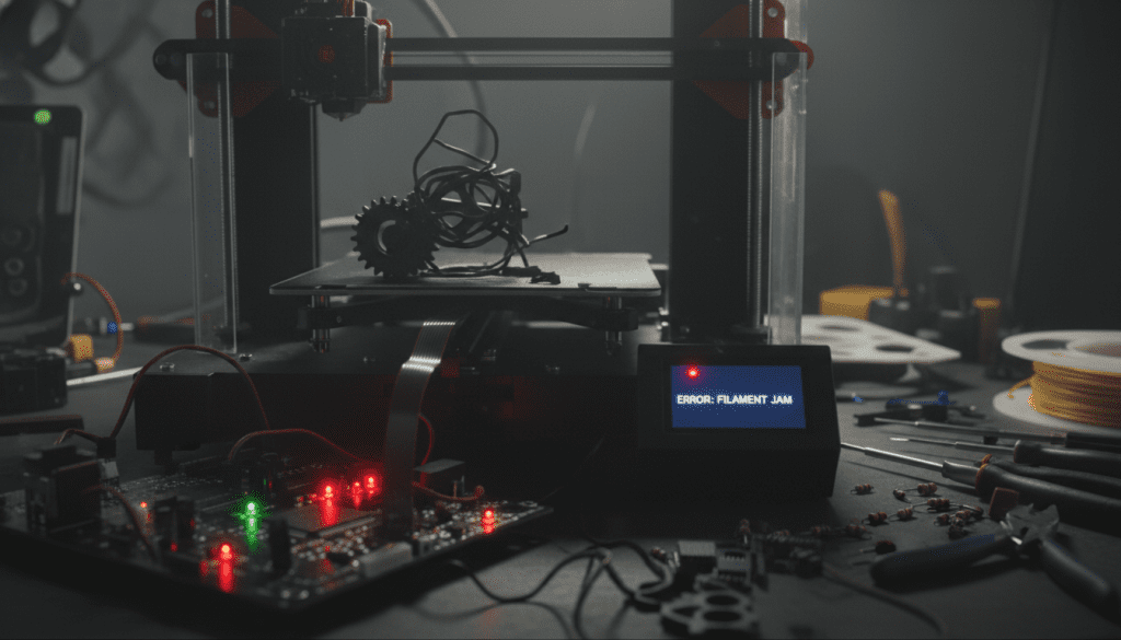 problemas eletrônicos em impressoras 3D