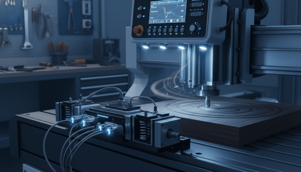 redução de vibrações em máquinas CNC