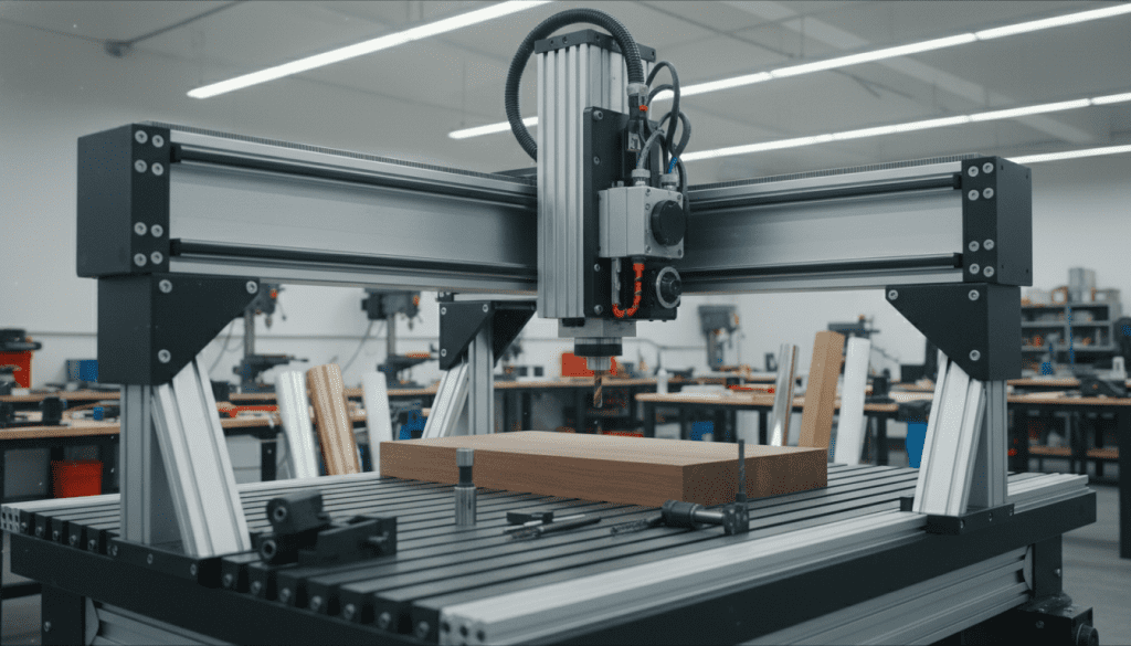 rigidez da estrutura CNC