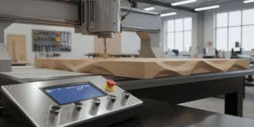 router cnc e acabamento lateral