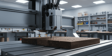router cnc e inércia do conjunto