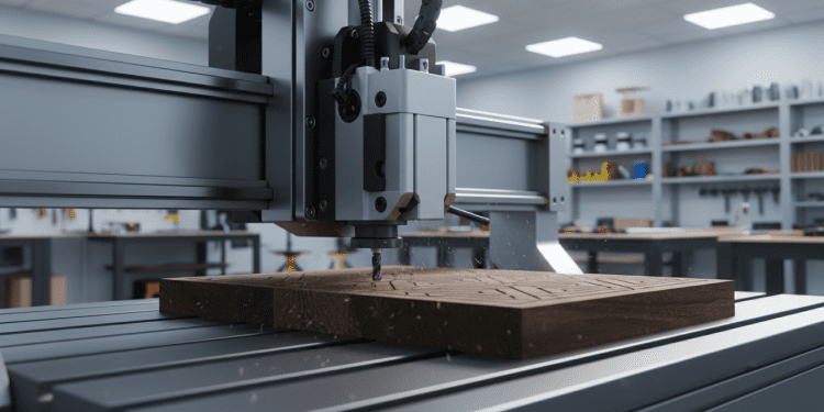 router cnc e inércia do conjunto