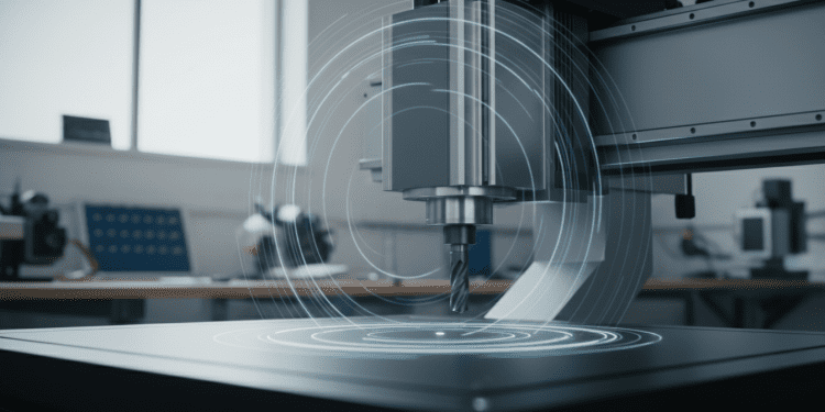 router cnc e microvibrações