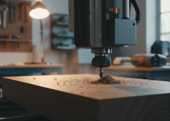 router cnc e vibração harmônica