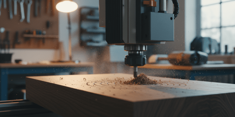 router cnc e vibração harmônica