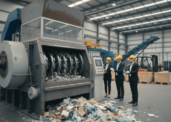 shredder e redução volumétrica