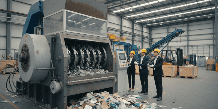 shredder e redução volumétrica